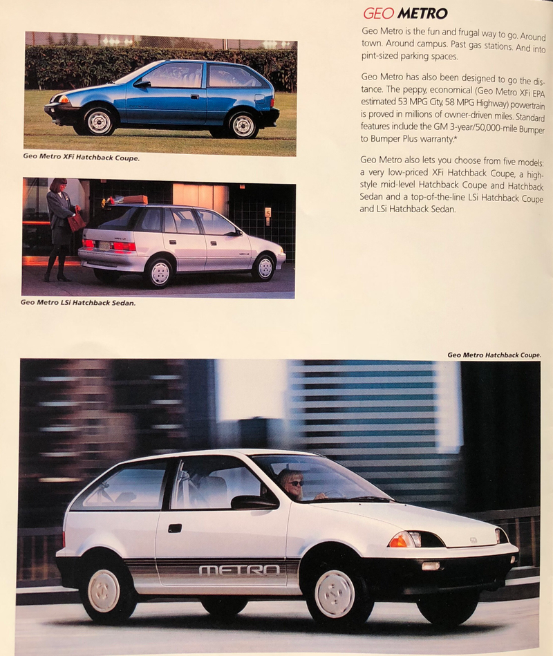 Illustration for article titled The Geo Lineup In 1990 Was Shockingly Wonderful